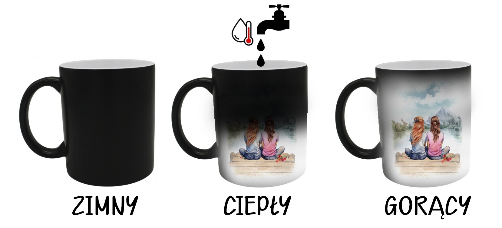 KUBEK MAGICZNY PREZENT NA DZIEŃ MATKI URODZINY DLA MAMY TEŚCIOWEJ WZORY