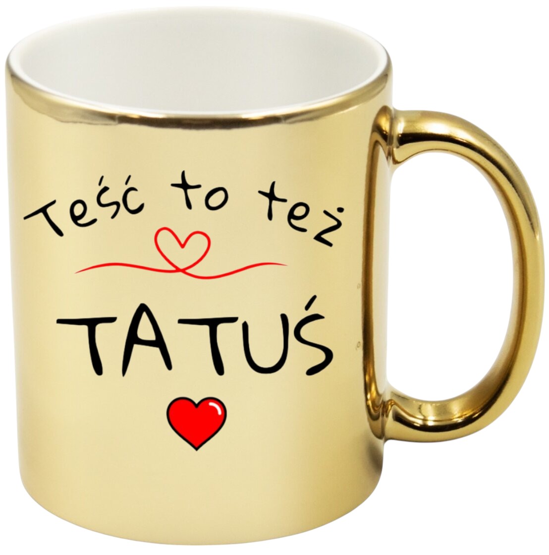 KUBEK Z NADRUKIEM ŚMIESZNY PREZENT DLA TATY TEŚCIA DZIEŃ OJCA URODZINY