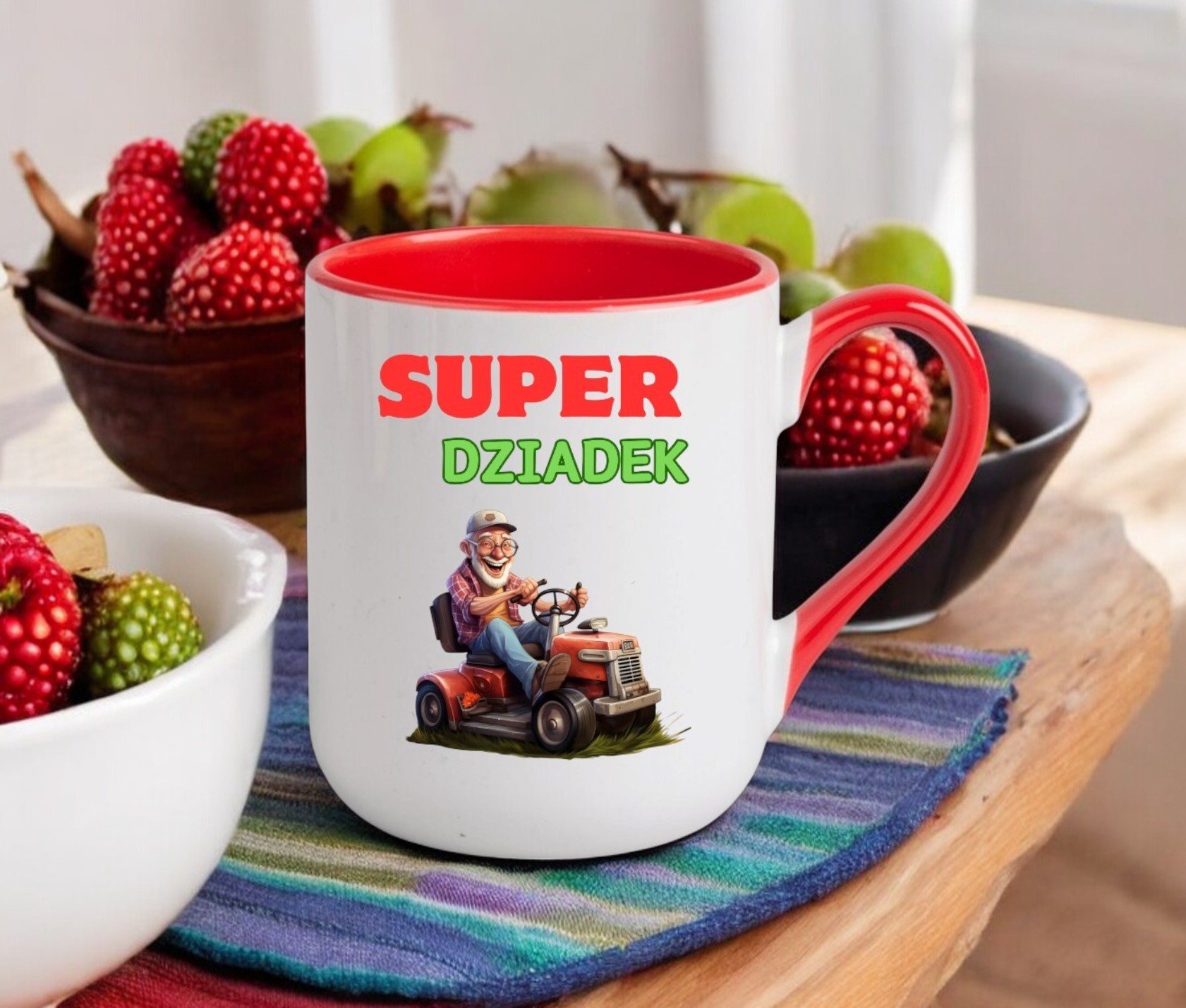 KUBEK Z NADRUKIEM ŚMIESZNY PREZENT DZIEŃ DZIADKA URODZINY IMIENINY DZIADEK