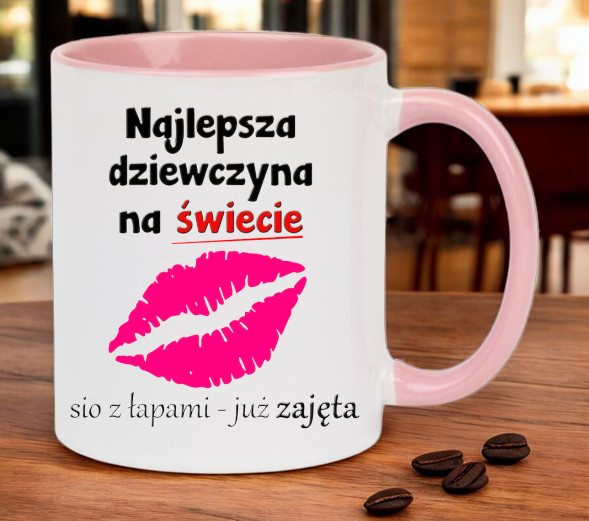 KUBEK Z NADRUKIEM PREZENT DLA KOLEŻANKI DZIEWCZYNY ŻONY MAMY DZIEŃ KOBIET