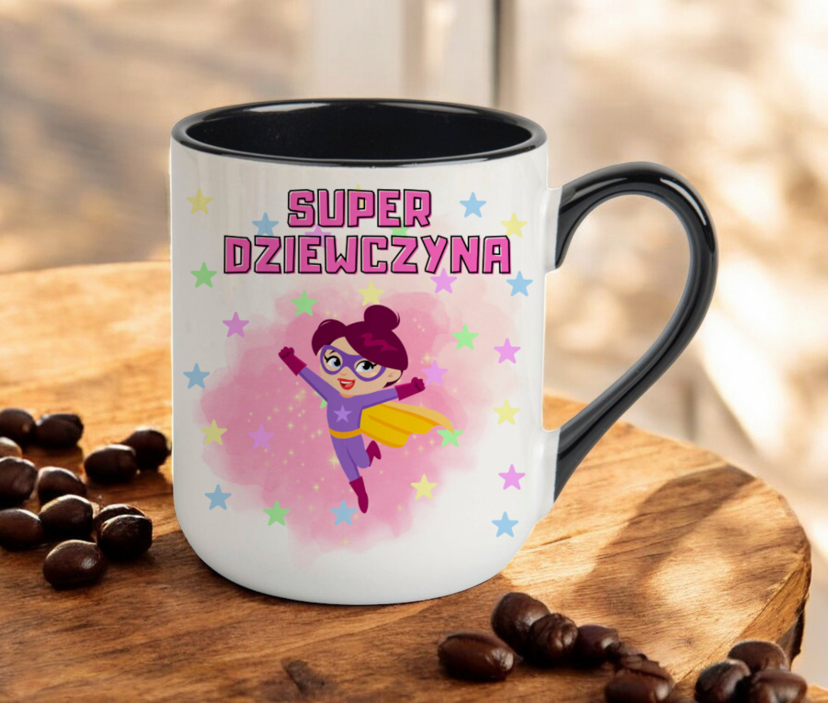 KUBEK PREZENT DLA DZIEWCZYNY KOLEŻANKI NA WALENTYNKI URODZINY DZIEŃ KOBIET