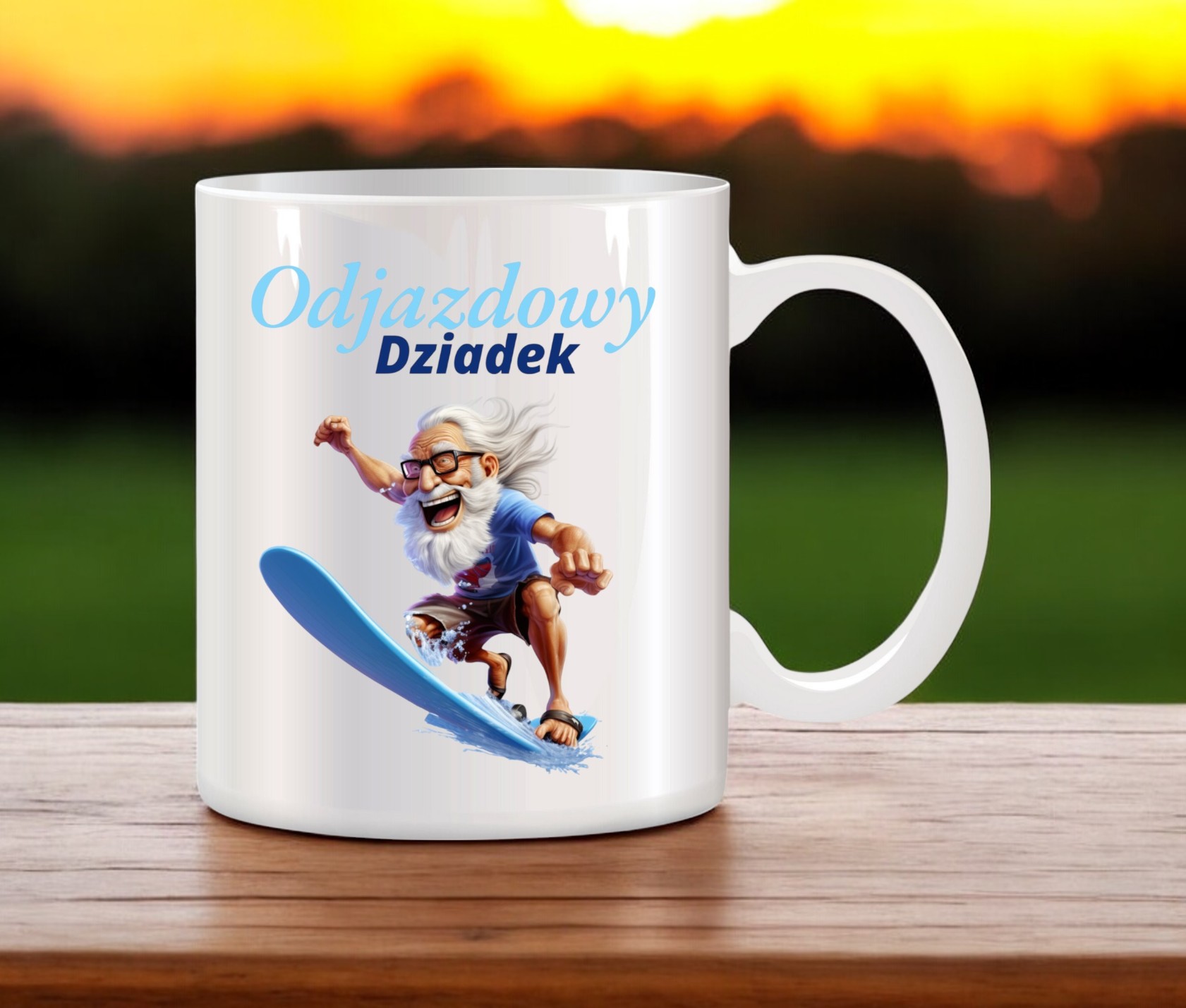 KUBEK Z NADRUKIEM ŚMIESZNY PREZENT DZIEŃ DZIADKA URODZINY IMIENINY DZIADEK