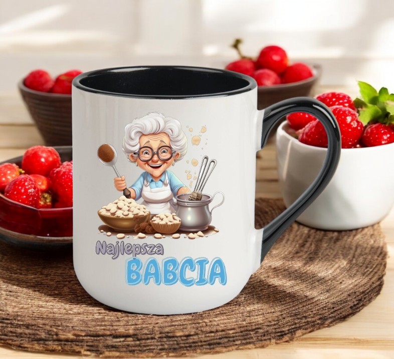 KUBEK Z WŁASNYM NADRUKIEM TWOJE ZDJĘCIE GRAFIKA TEKST LOGO REKLAMA PREZENT