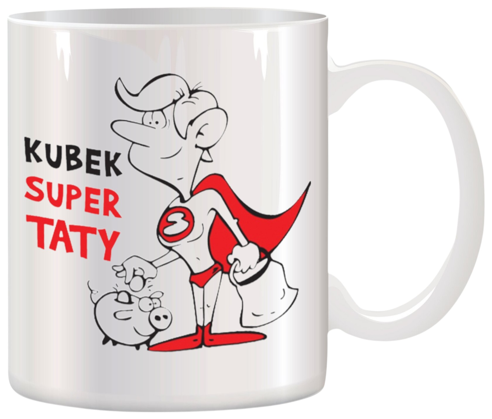 KUBEK Z NADRUKIEM ŚMIESZNY PREZENT DLA TATY URODZINY IMIENINY DZIEŃ OJCA