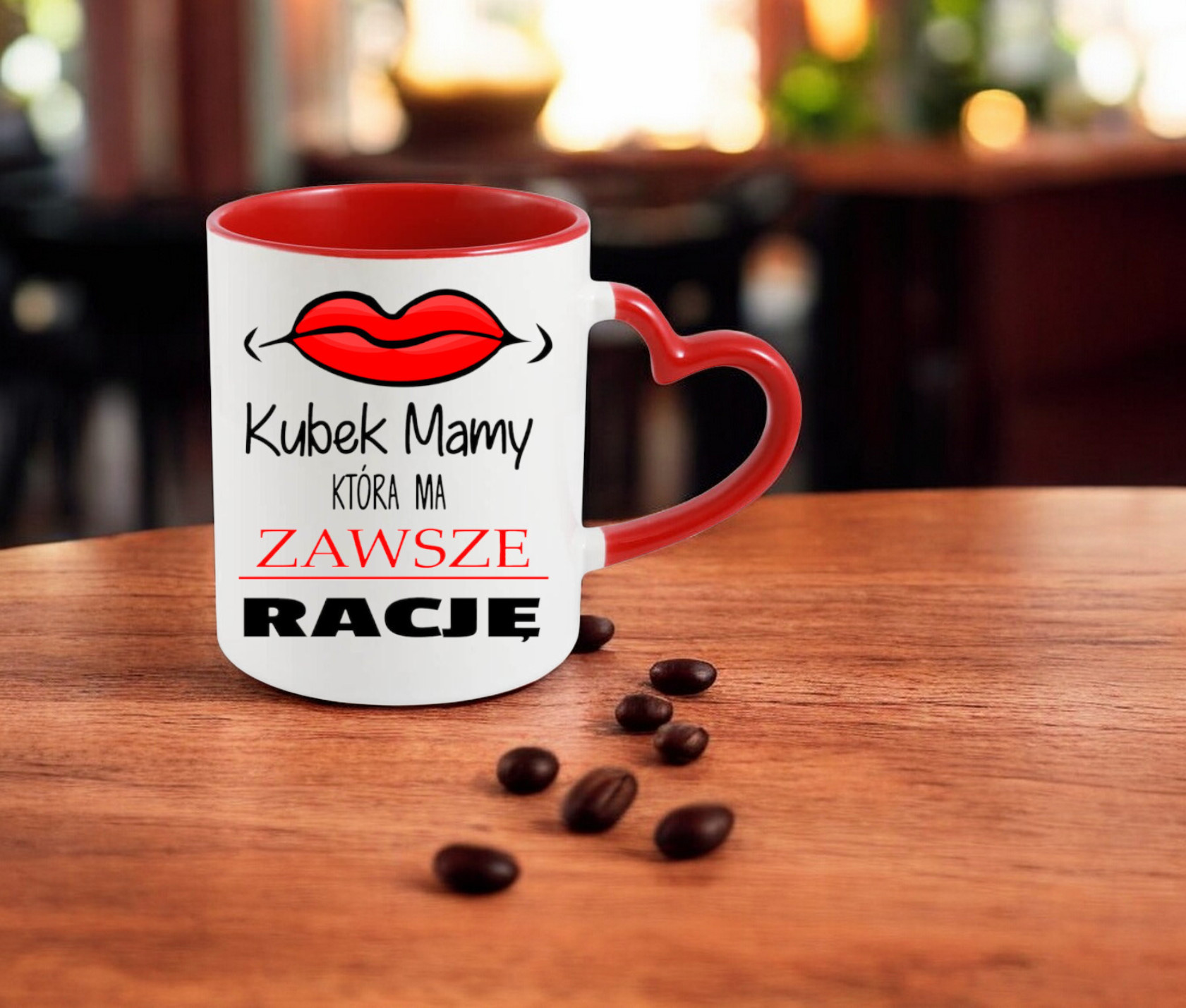 KUBEK Z NADRUKIEM PREZENT DLA MAMY ŻONY NA DZIEŃ MATKI MAMA URODZINY WZORY