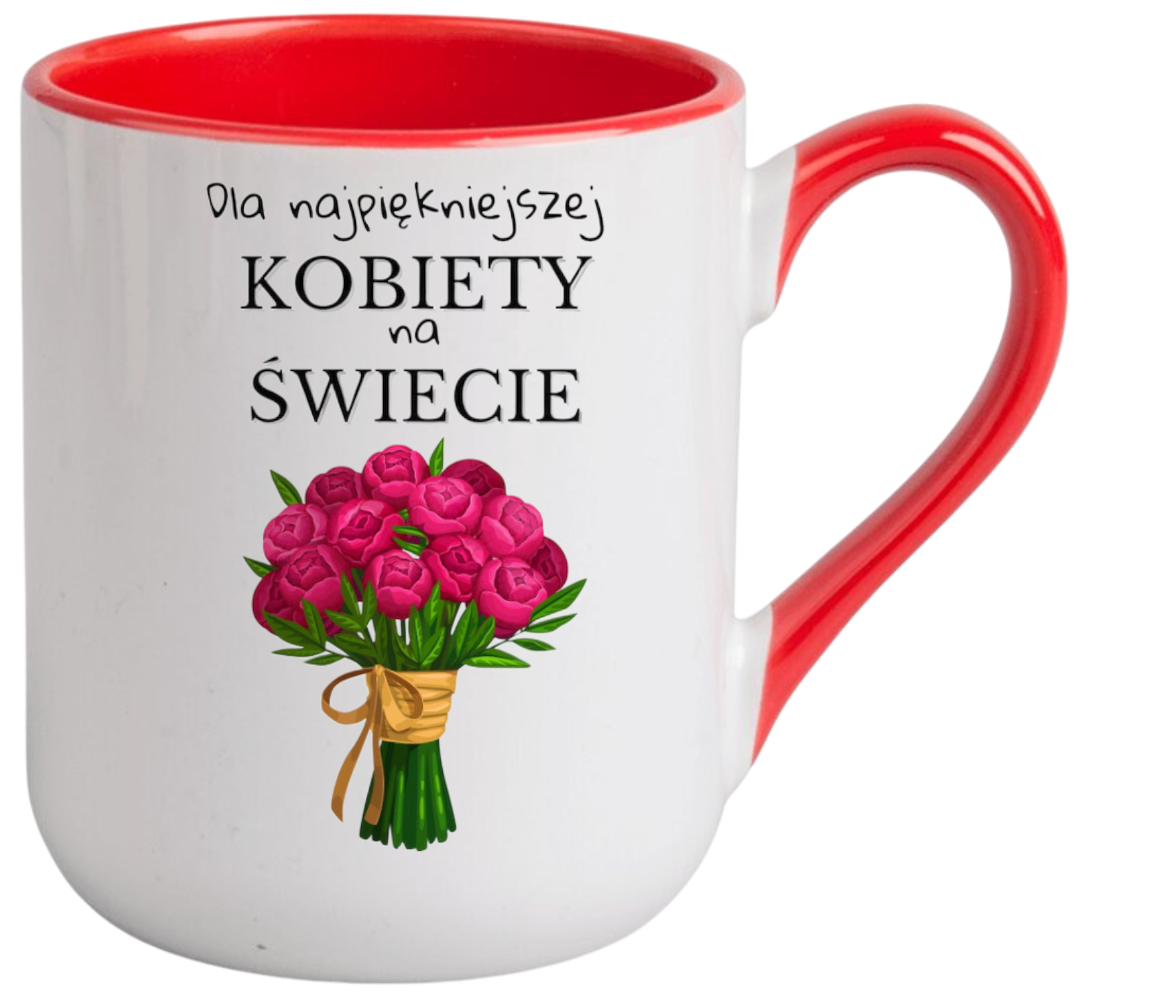KUBEK Z NADRUKIEM PREZENT DLA KOLEŻANKI DZIEWCZYNY ŻONY MAMY DZIEŃ KOBIET