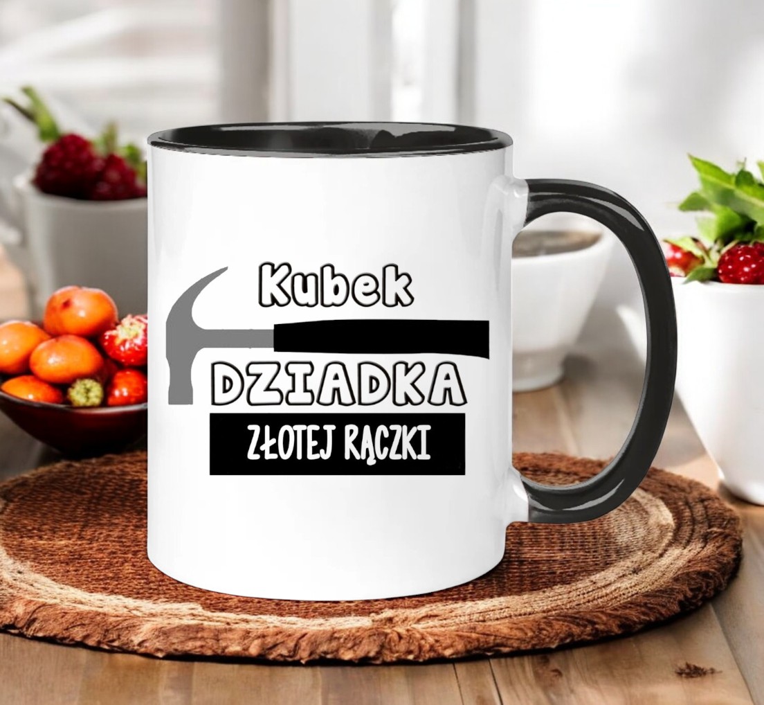 KUBEK Z NADRUKIEM ŚMIESZNY PREZENT DZIEŃ DZIADKA URODZINY IMIENINY DZIADEK