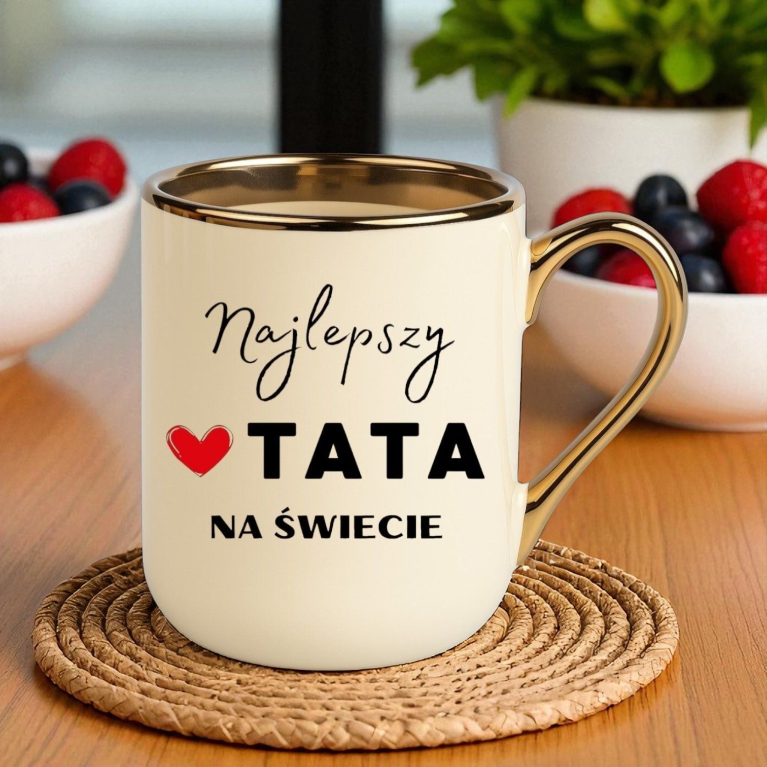 Kubek PREMIUM oryginalny prezent dla TATY TEŚCIA upominek Tata