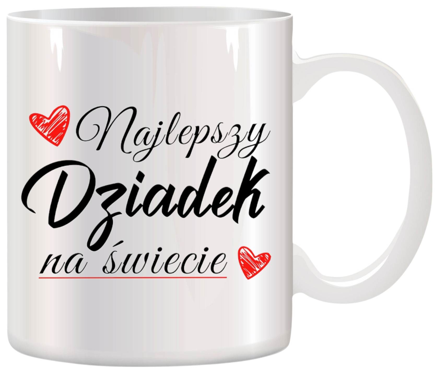 KUBEK Z NADRUKIEM ŚMIESZNY PREZENT DZIEŃ DZIADKA URODZINY IMIENINY DZIADEK