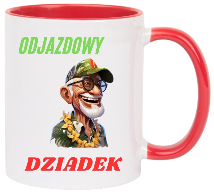 KUBEK Z NADRUKIEM ŚMIESZNY PREZENT DZIEŃ DZIADKA URODZINY IMIENINY DZIADEK