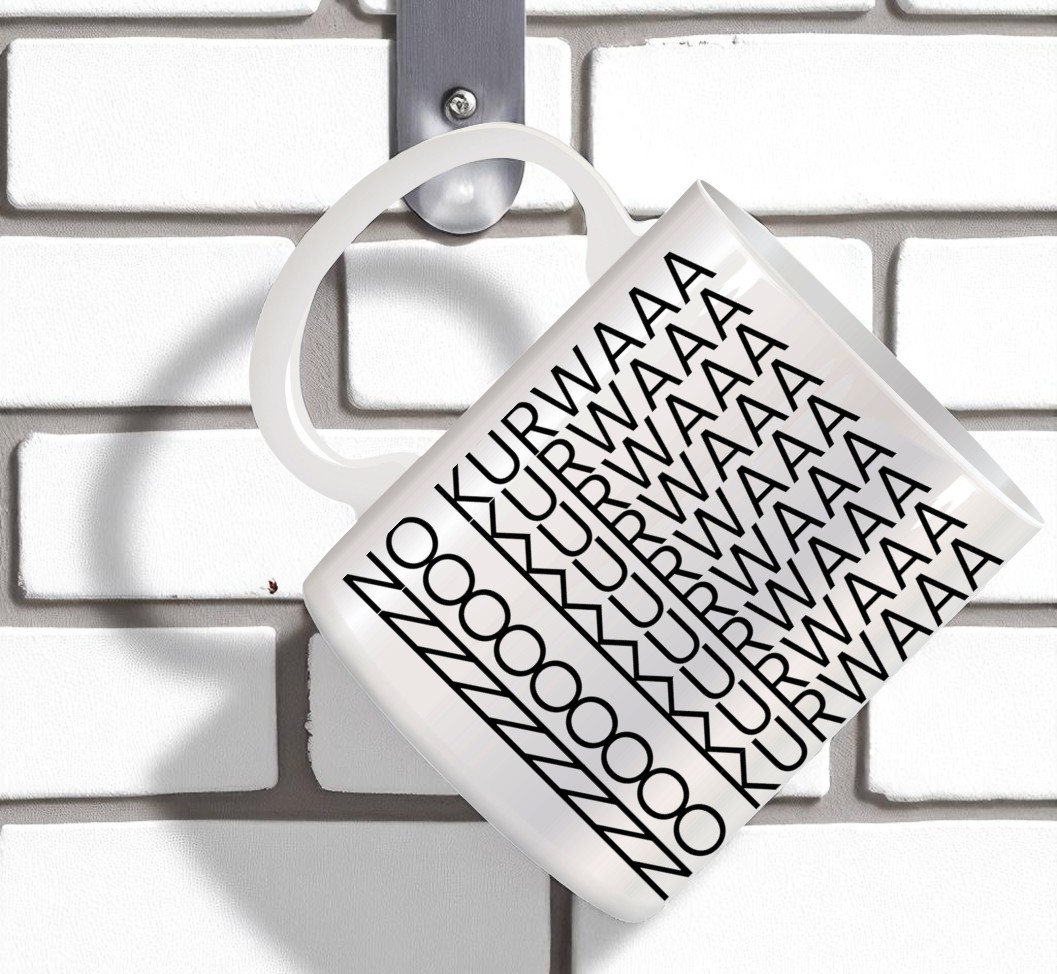 KUBEK VIRAL Z UKRYTYM PRZEKLEŃSTWEM ŚMIESZNY PREZENT BEZ CENZURY DO PRACY