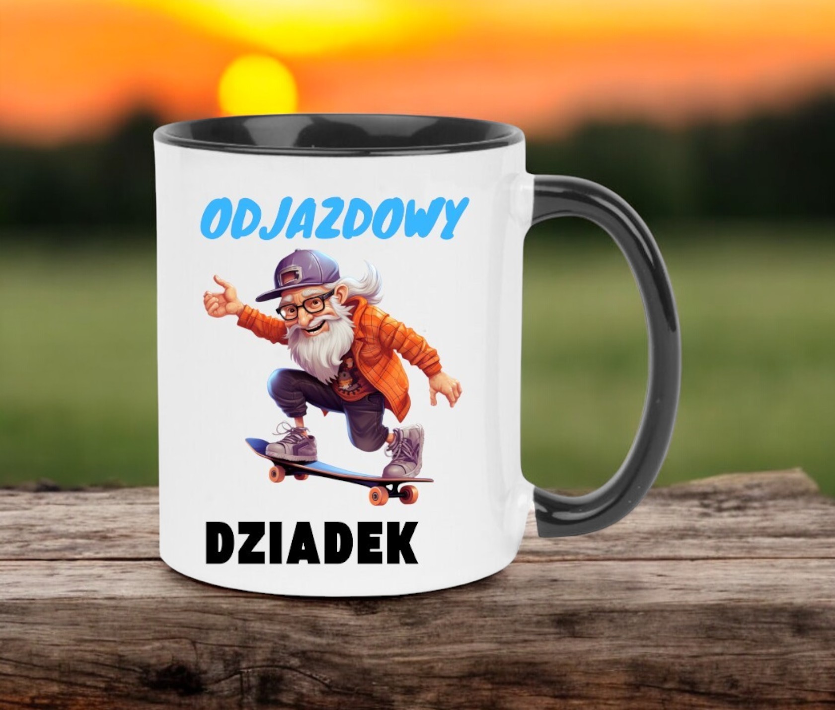 KUBEK Z NADRUKIEM ŚMIESZNY PREZENT DZIEŃ DZIADKA URODZINY IMIENINY DZIADEK