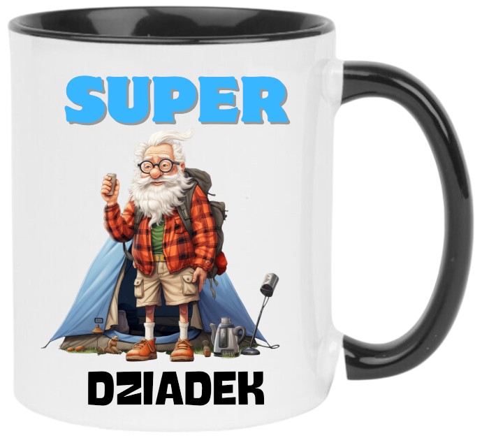 KUBEK Z NADRUKIEM ŚMIESZNY PREZENT DZIEŃ DZIADKA URODZINY IMIENINY DZIADEK