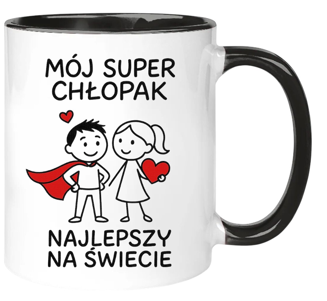 Kubek z nadrukiem prezent Dzień CHŁOPAKA dla kolegi urodziny różne wzory