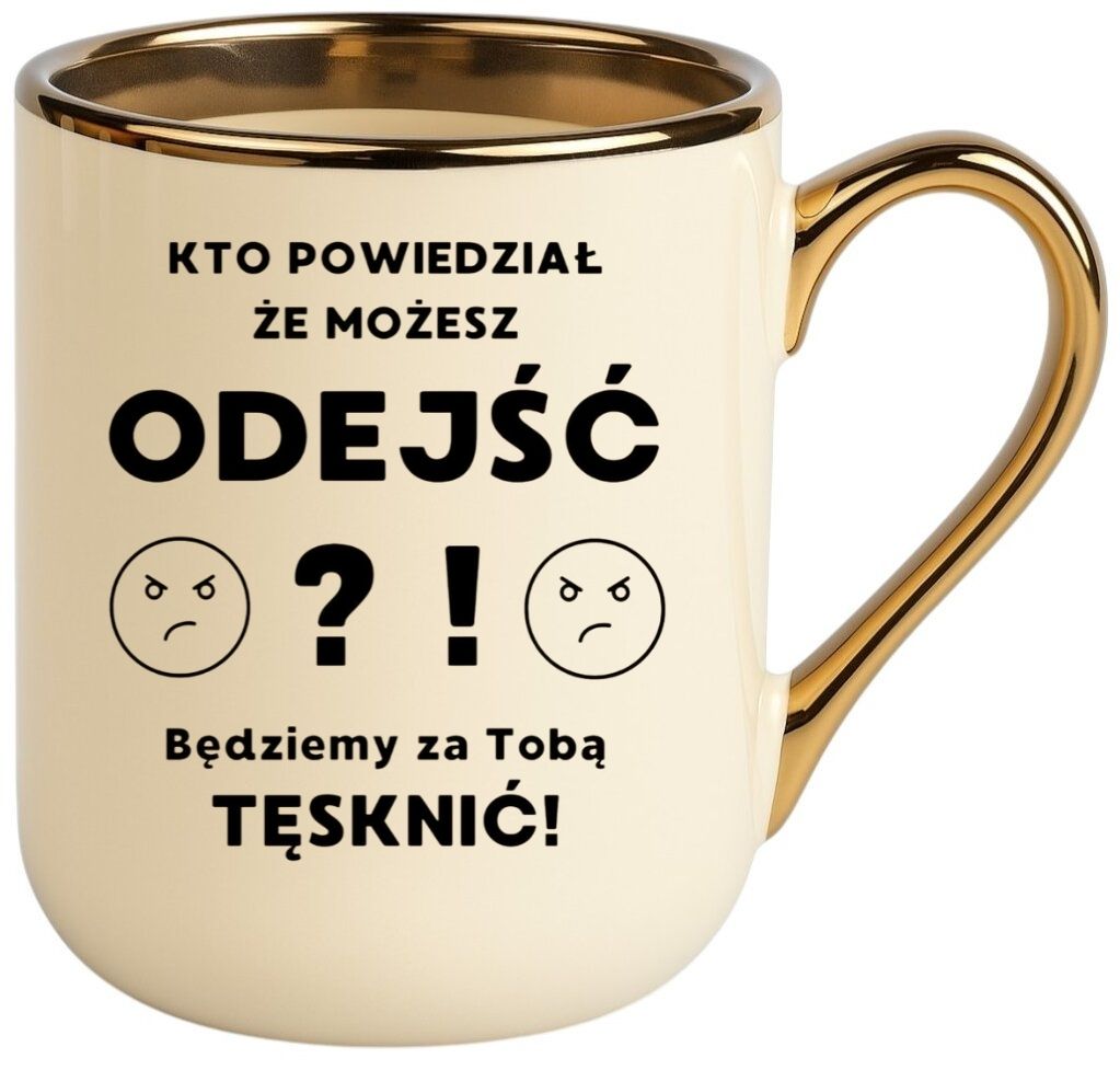 Kubek PREMIUM prezent na pożegnanie kolegi koleżanki zakończenie pracy