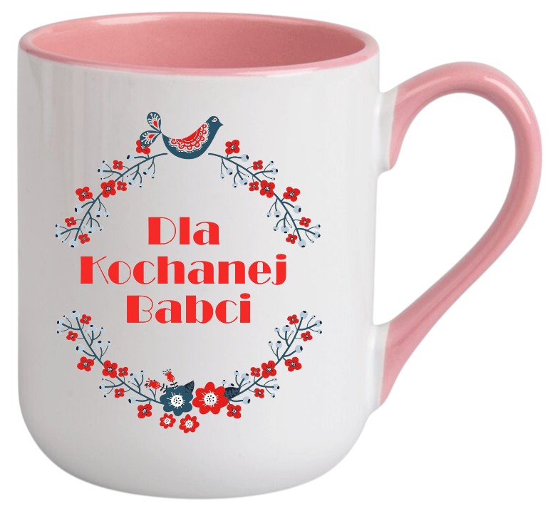 KUBEK Z NADRUKIEM PREZENT DZIEŃ BABCI URODZINY BABCIA IMIENINY