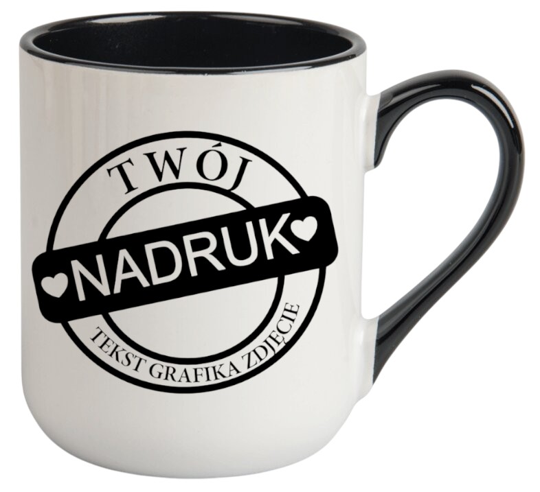 KUBEK Z WŁASNYM NADRUKIEM TWOJE ZDJĘCIE GRAFIKA TEKST LOGO REKLAMA PREZENT