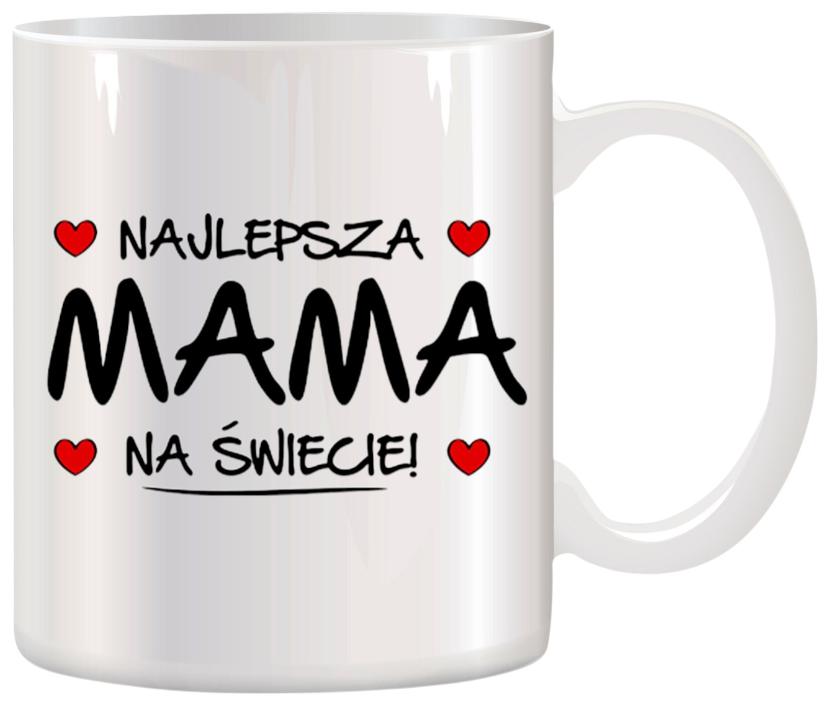 KUBEK Z NADRUKIEM ŚMIESZNY PREZENT DLA MAMY URODZINY IMIENINY DZIEŃ MATKI