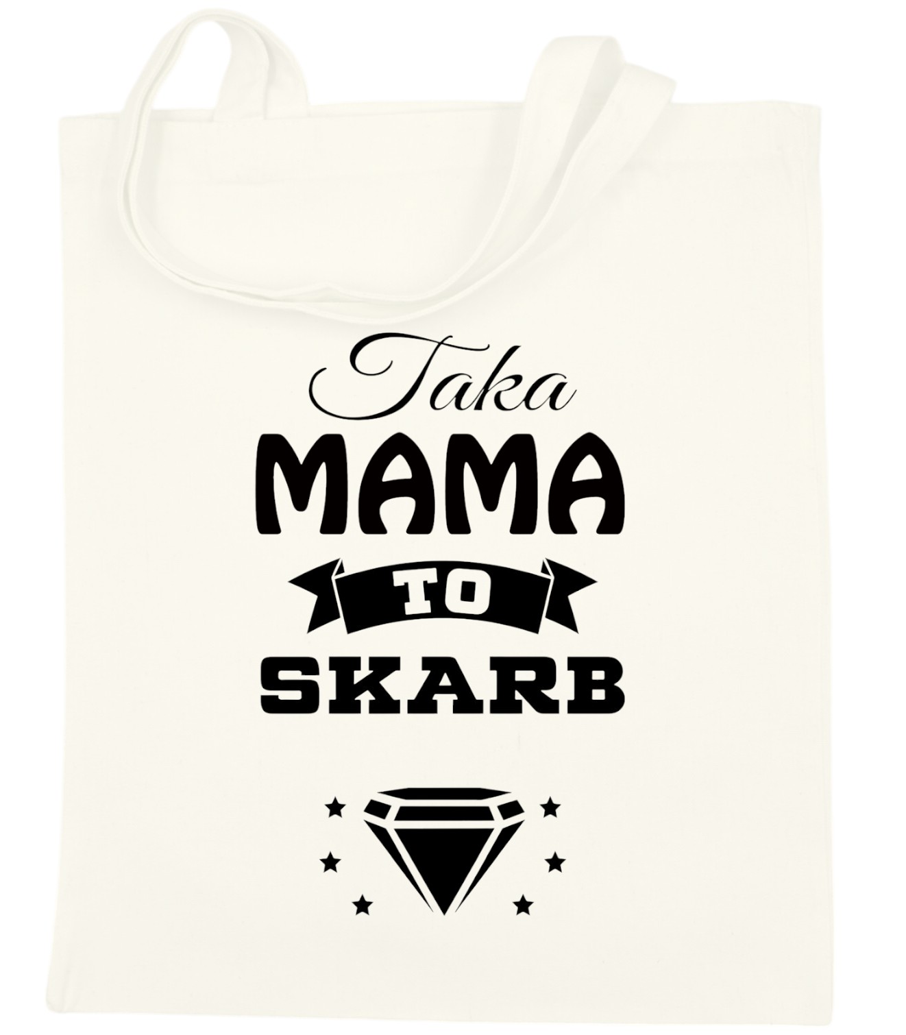 TORBA BAWEŁNIANA PREMIUM NA ZAKUPY Z NADRUKIEM PREZENT DLA MAMY WZORY