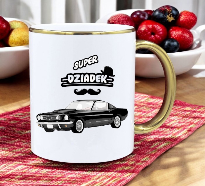 KUBEK Z NADRUKIEM ŚMIESZNY PREZENT DZIEŃ DZIADKA URODZINY IMIENINY DZIADEK