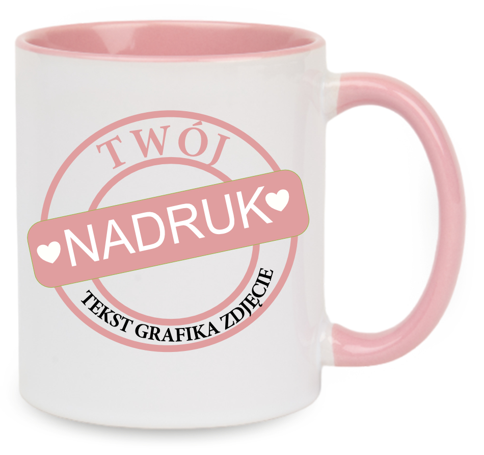 Kubek z nadrukiem zdjęcie grafika tekst logo prezent reklama Twój PROJEKT