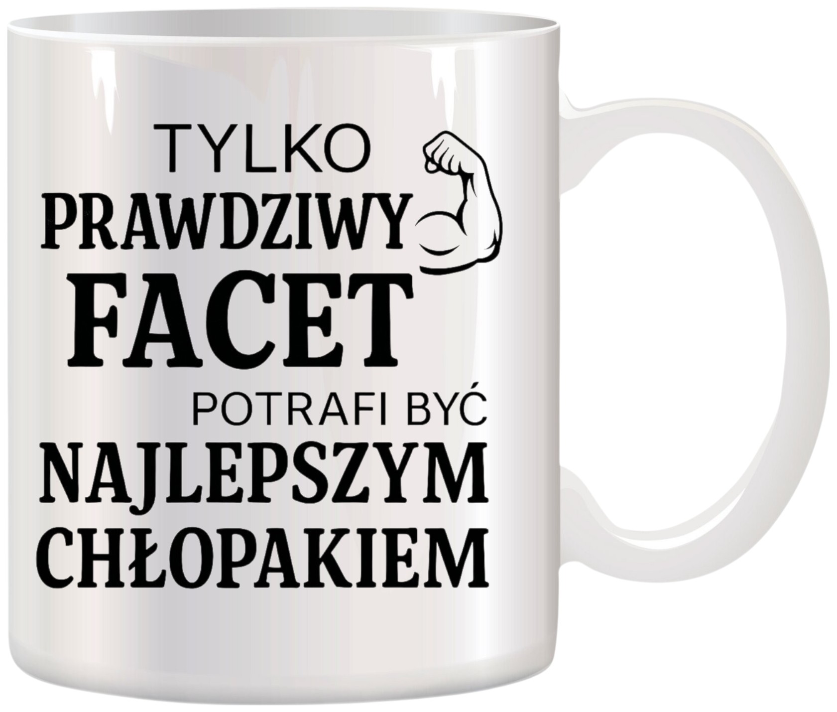 Kubek z nadrukiem prezent Dzień CHŁOPAKA dla kolegi urodziny różne wzory