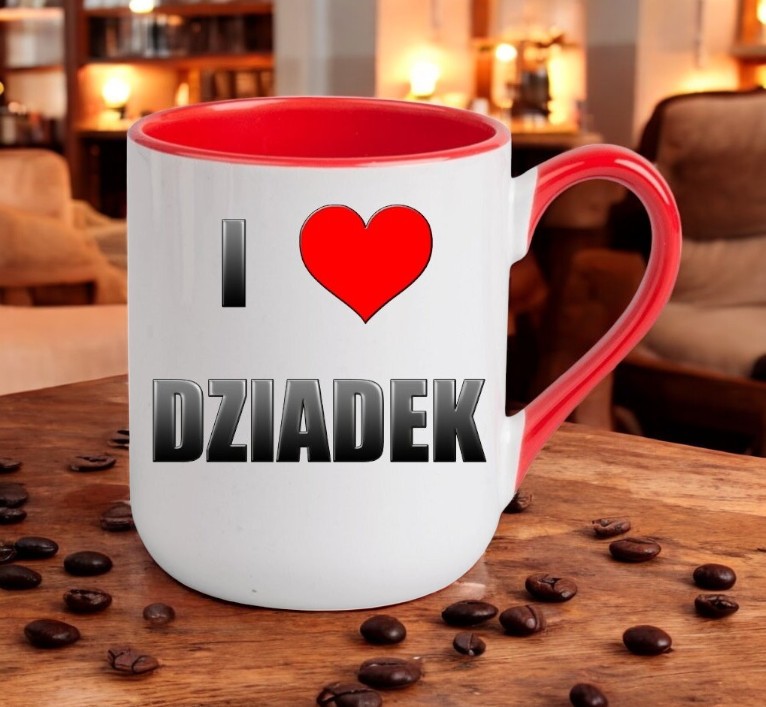 KUBEK Z NADRUKIEM ŚMIESZNY PREZENT DZIEŃ DZIADKA URODZINY IMIENINY DZIADEK
