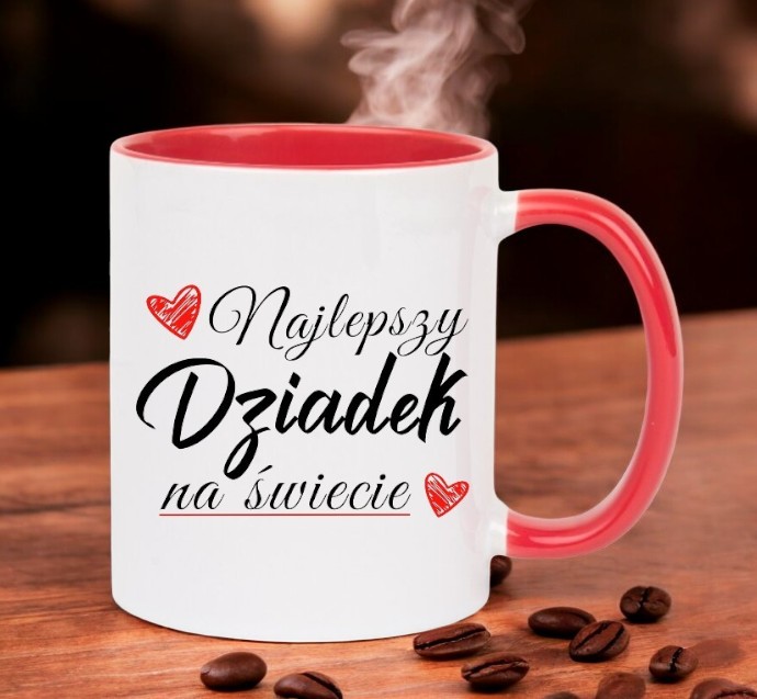 KUBEK Z NADRUKIEM ŚMIESZNY PREZENT DZIEŃ DZIADKA URODZINY IMIENINY DZIADEK