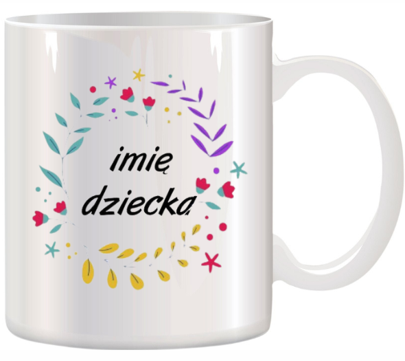 KUBEK Z NADRUKIEM PREZENT DLA CHŁOPCA DZIEWCZYNKI DZIECKA URODZINY WZORY