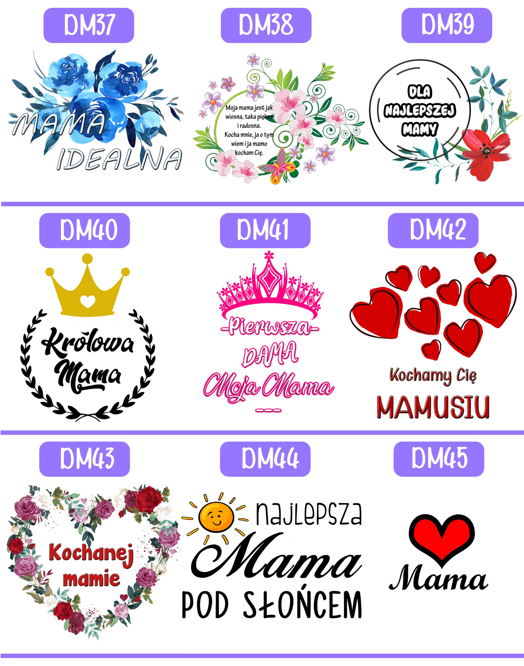 KUBEK Z NADRUKIEM PREZENT DLA MAMY ŻONY NA DZIEŃ MATKI MAMA URODZINY WZORY