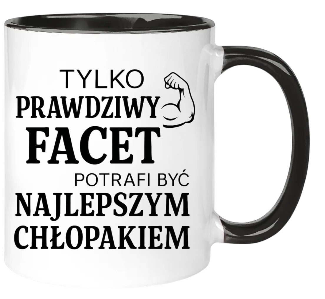 Kubek z nadrukiem prezent Dzień CHŁOPAKA dla kolegi urodziny różne wzory