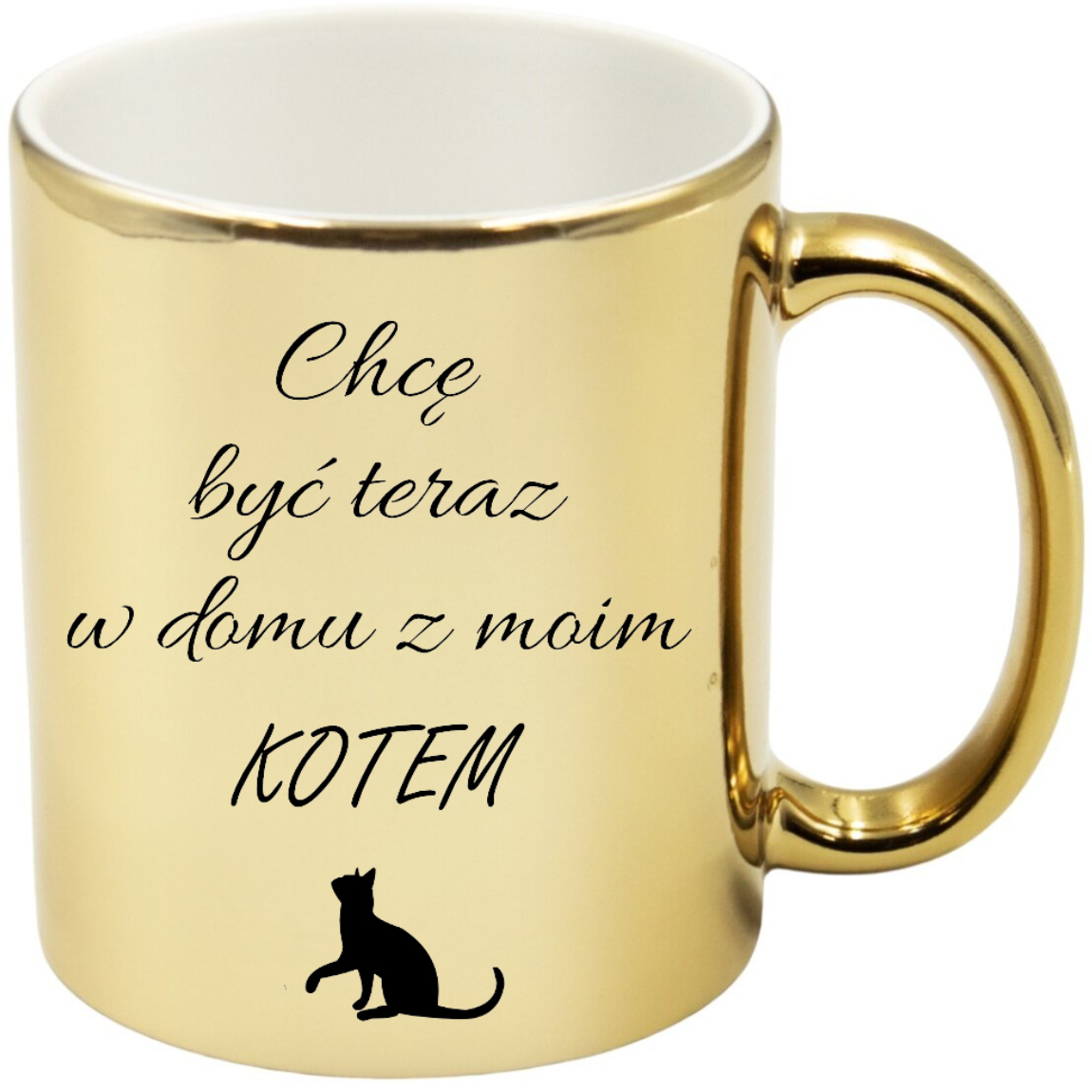 KUBEK ZŁOTY PREMIUM DLA KOLEŻANKI KOLEGI Z PRACY ŚMIESZNY PREZENT