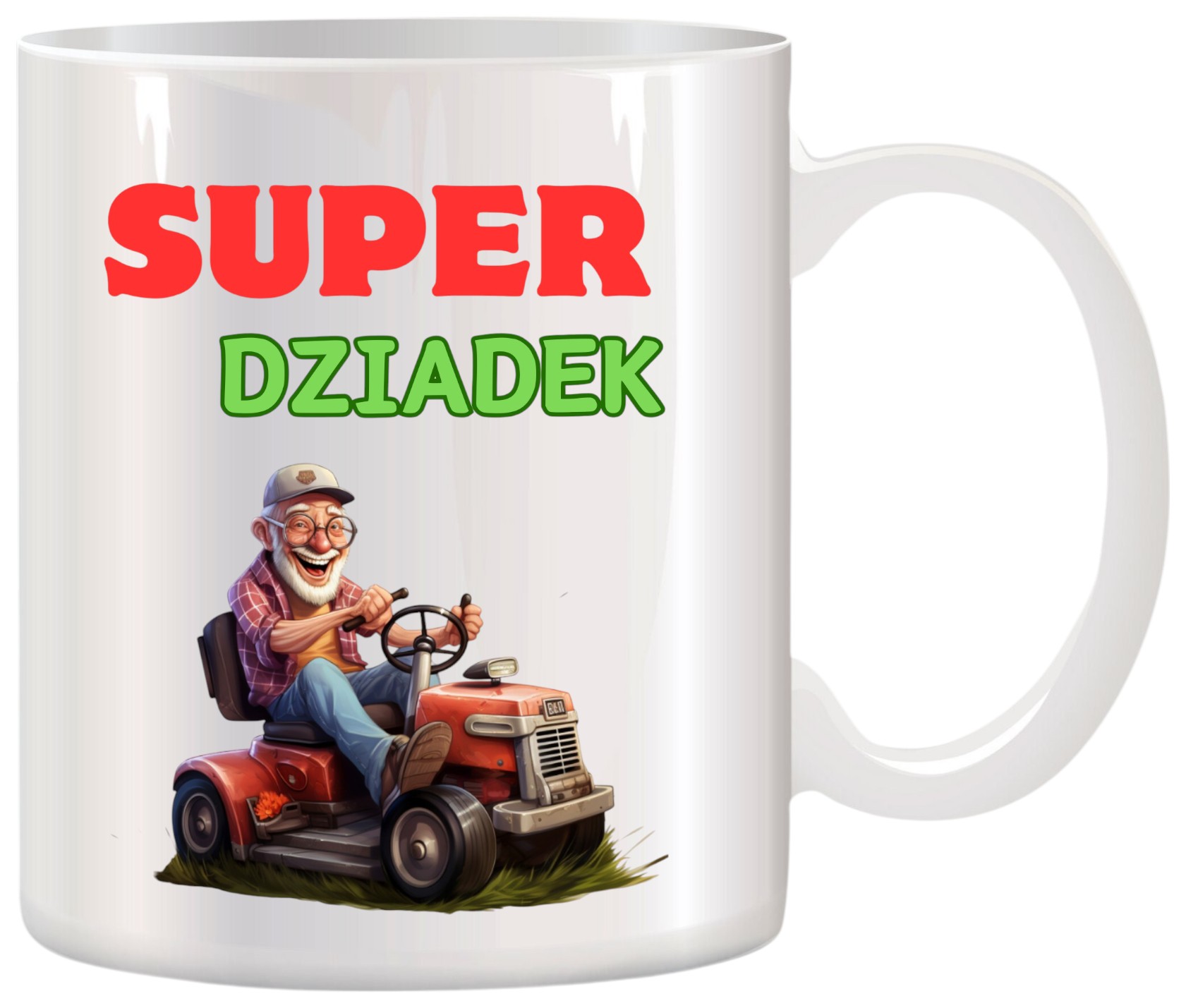 KUBEK Z NADRUKIEM ŚMIESZNY PREZENT DZIEŃ DZIADKA URODZINY IMIENINY DZIADEK