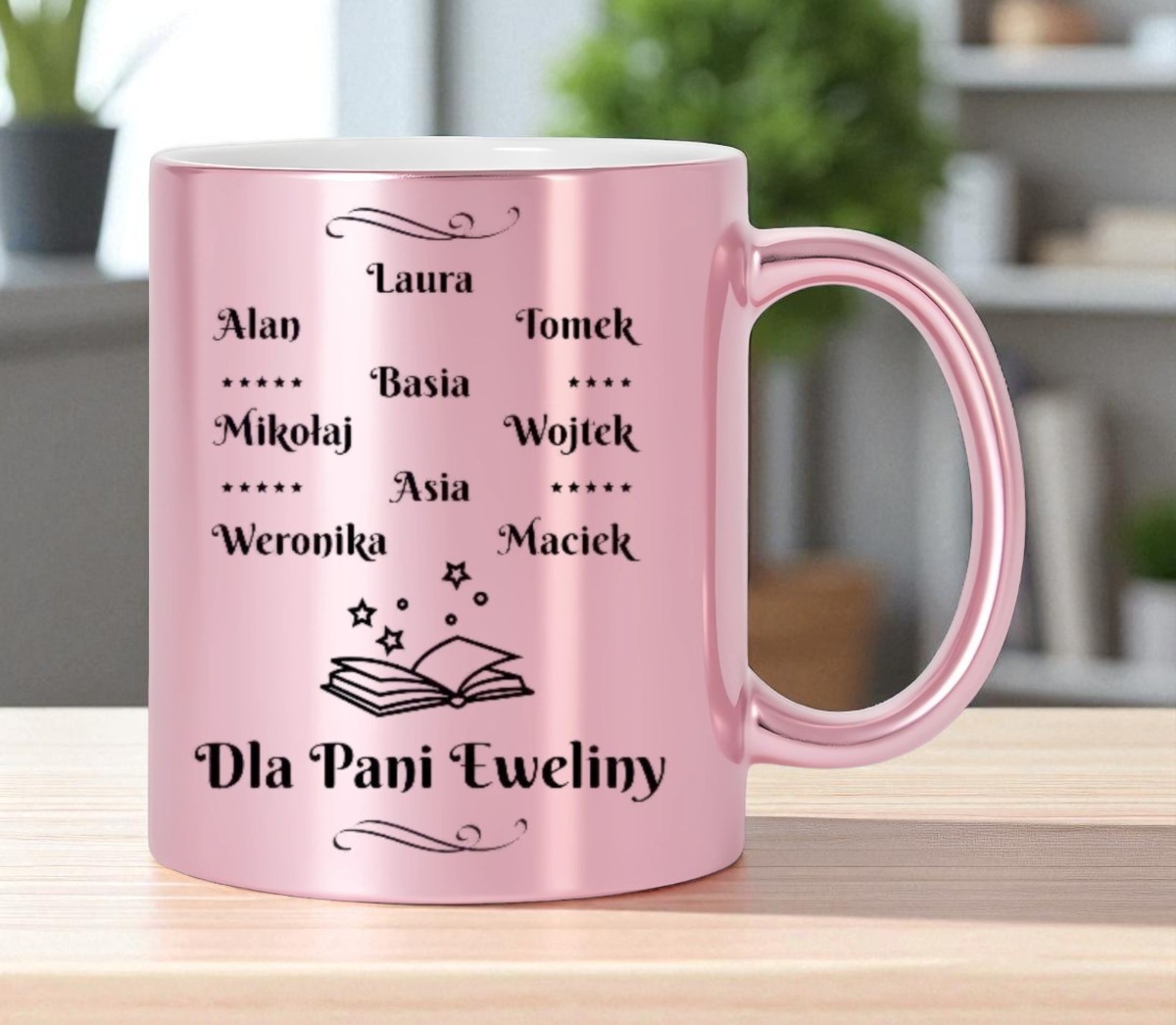 KUBEK PREMIUM Z IMIONAMI DZIECI PREZENT DZIEŃ NAUCZYCIELA WYCHOWAWCY