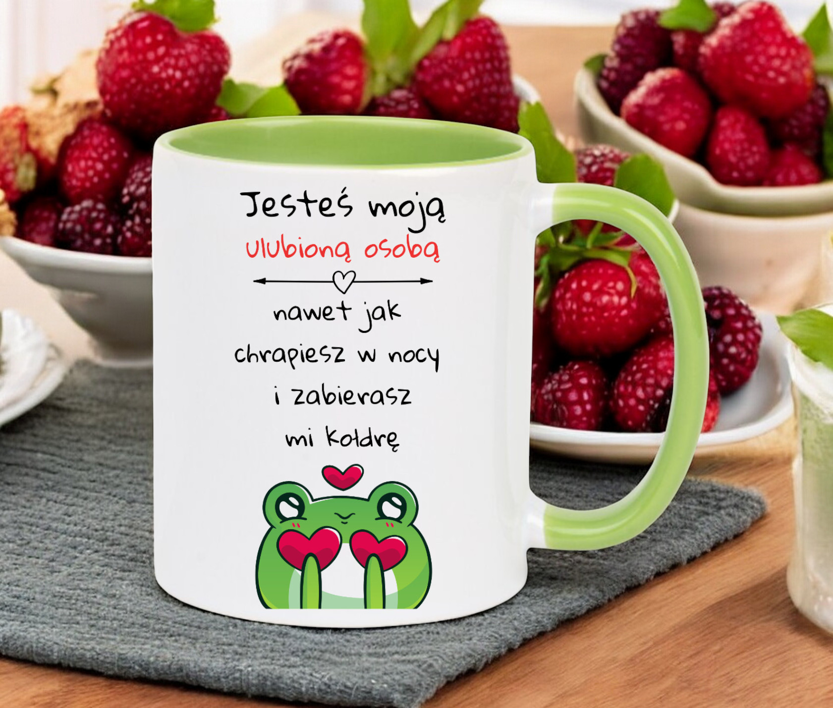 Kubek z nadrukiem zdjęcie grafika tekst logo prezent reklama Twój PROJEKT