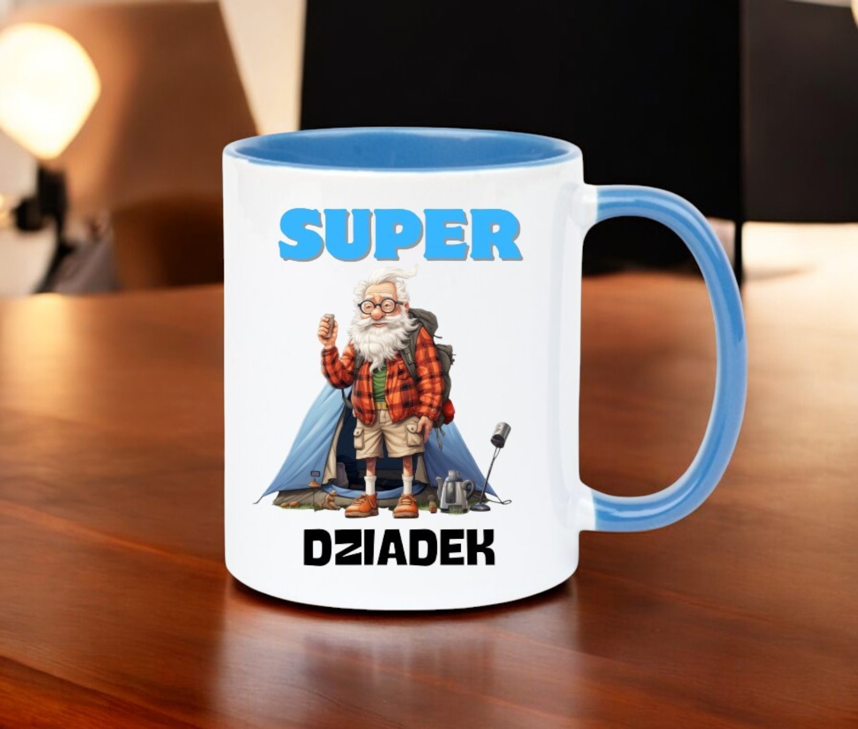 KUBEK Z NADRUKIEM ŚMIESZNY PREZENT DZIEŃ DZIADKA URODZINY IMIENINY DZIADEK