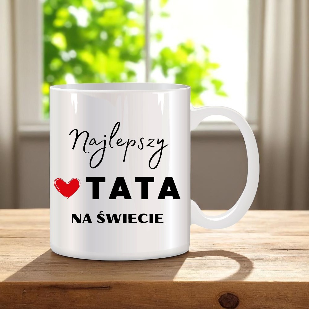 ZESTAW PODUSZKA I KUBEK ORYGINALNY PREZENT DLA TATY TEŚCIA DZIEŃ OJCA TATA