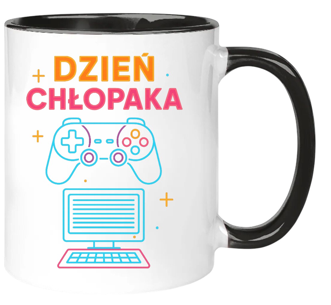 Kubek z nadrukiem prezent Dzień CHŁOPAKA dla kolegi chłopca urodziny wzory