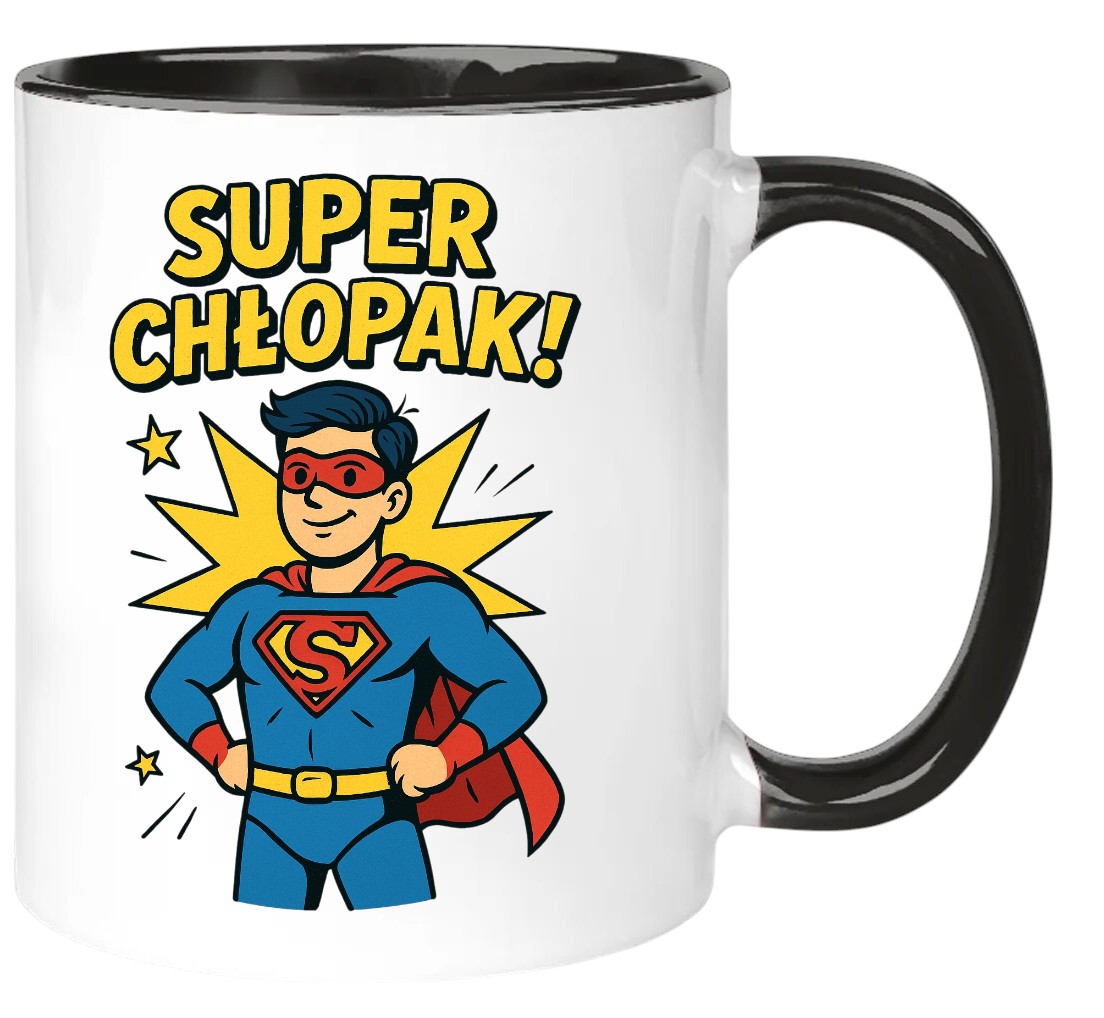 Kubek z nadrukiem prezent Dzień CHŁOPAKA dla kolegi chłopca urodziny wzory