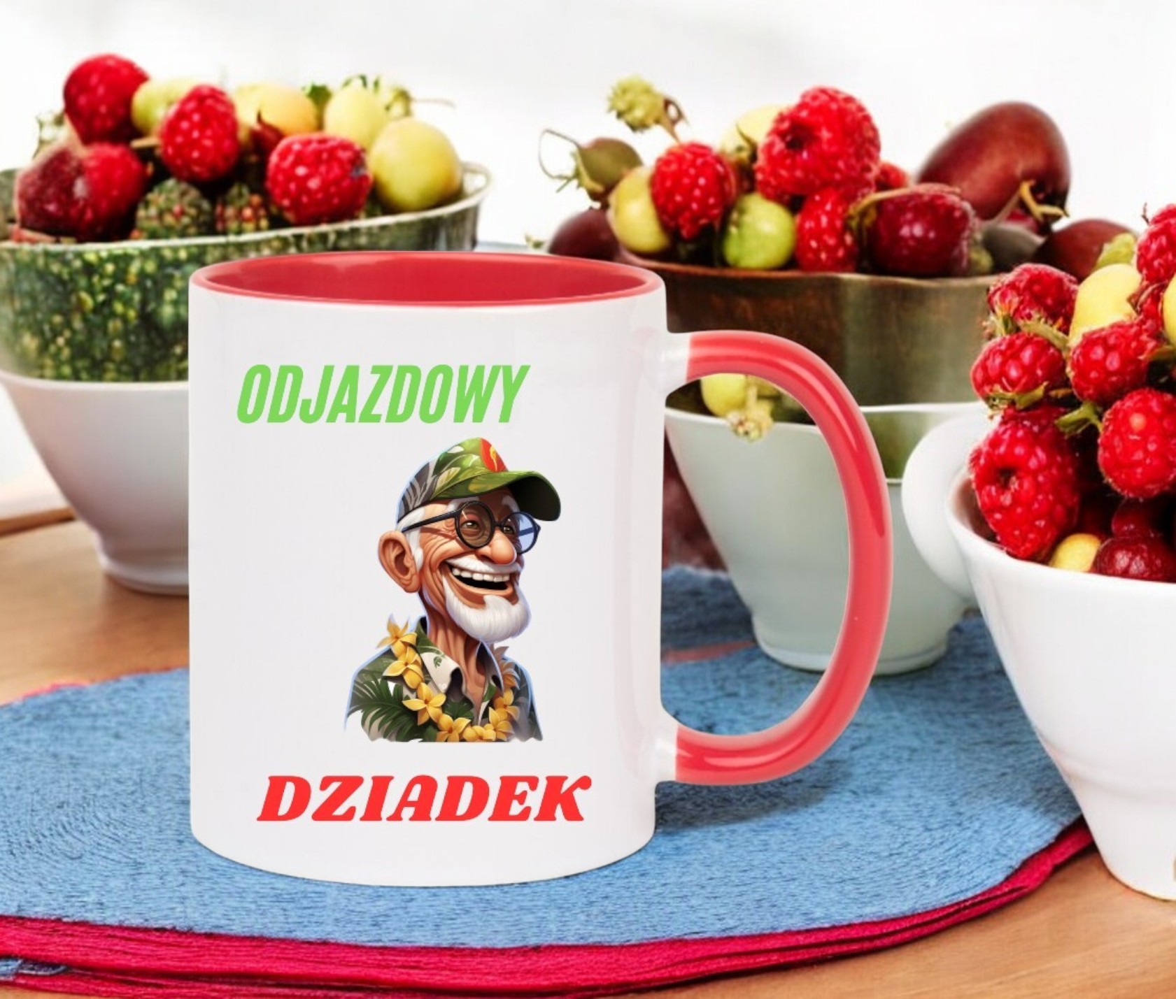 KUBEK Z NADRUKIEM ŚMIESZNY PREZENT DZIEŃ DZIADKA URODZINY IMIENINY DZIADEK