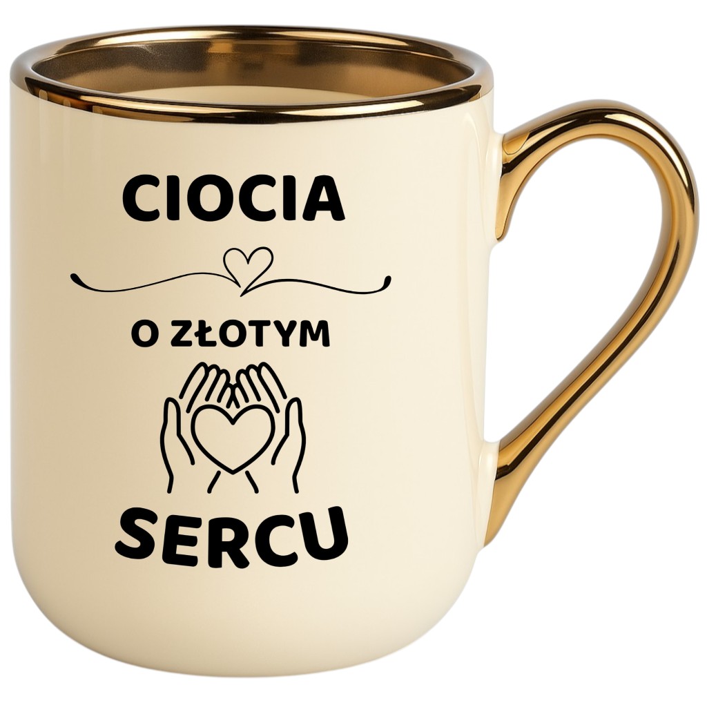 Kubek PREMIUM z dedykacją wyjątkowy elegancki prezent dla CIOCI