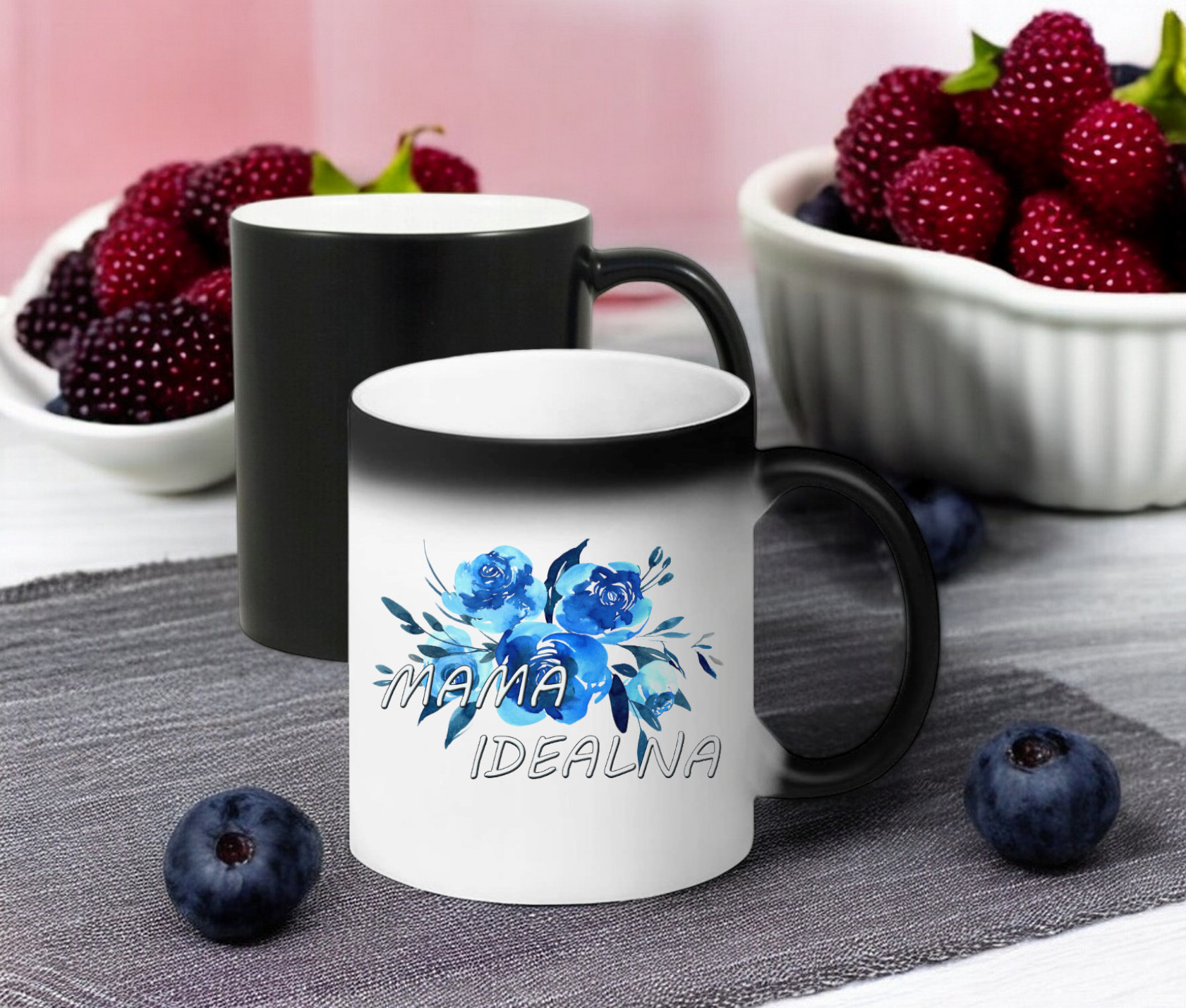 KUBEK MAGICZNY PREZENT NA DZIEŃ MATKI URODZINY DLA MAMY TEŚCIOWEJ WZORY