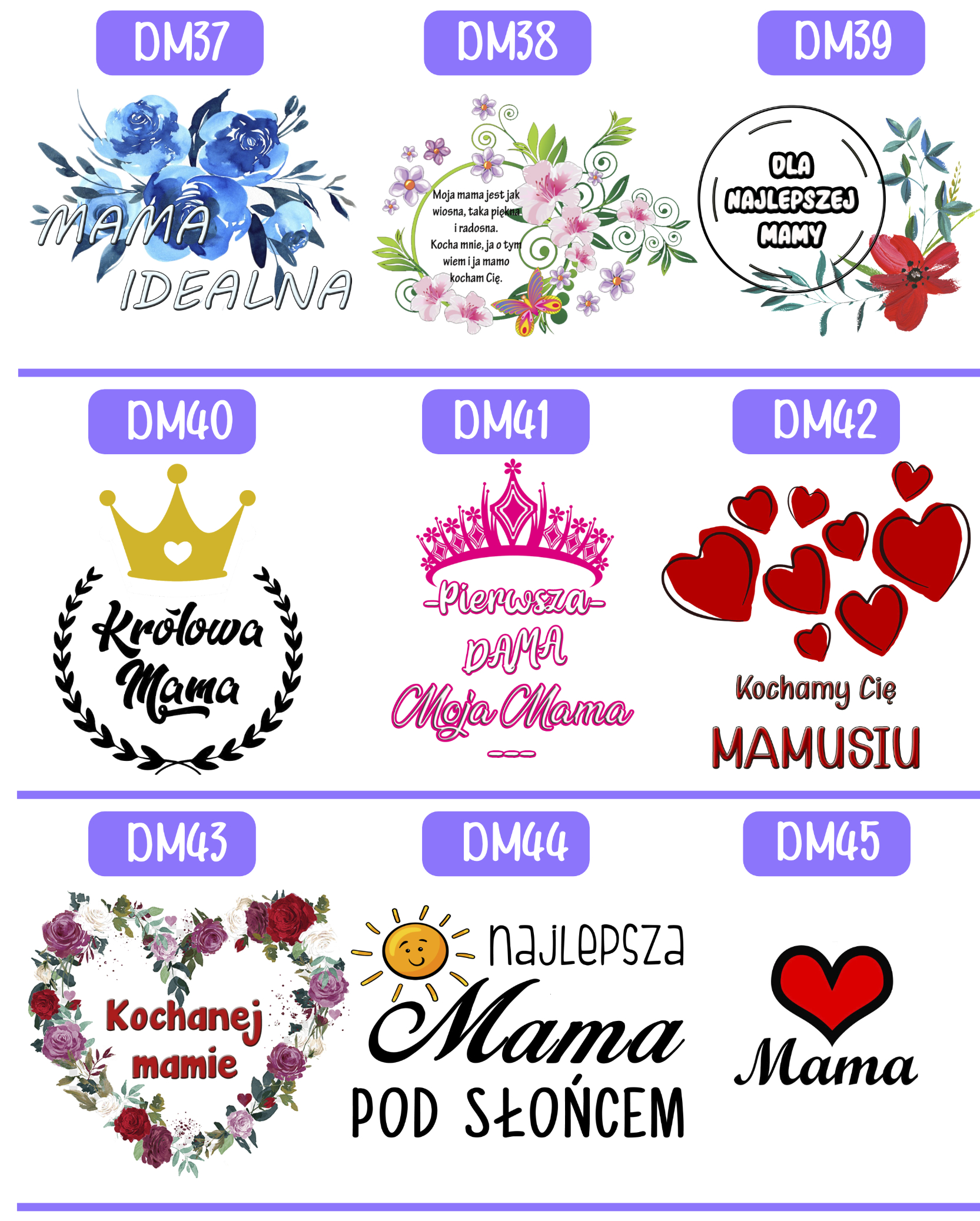 TORBY Z NADRUKIEM DZIEŃ MATKI PREZENT dla MAMY TEŚCIOWEJ WZORY