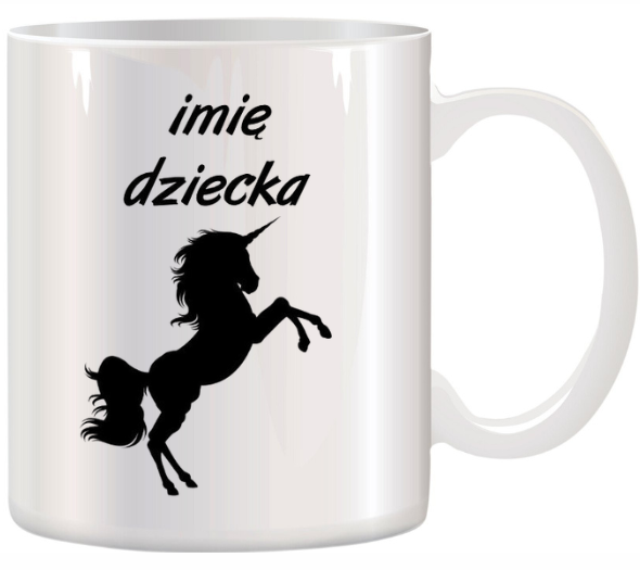 KUBEK Z NADRUKIEM PREZENT DLA CHŁOPCA DZIEWCZYNKI DZIECKA URODZINY WZORY