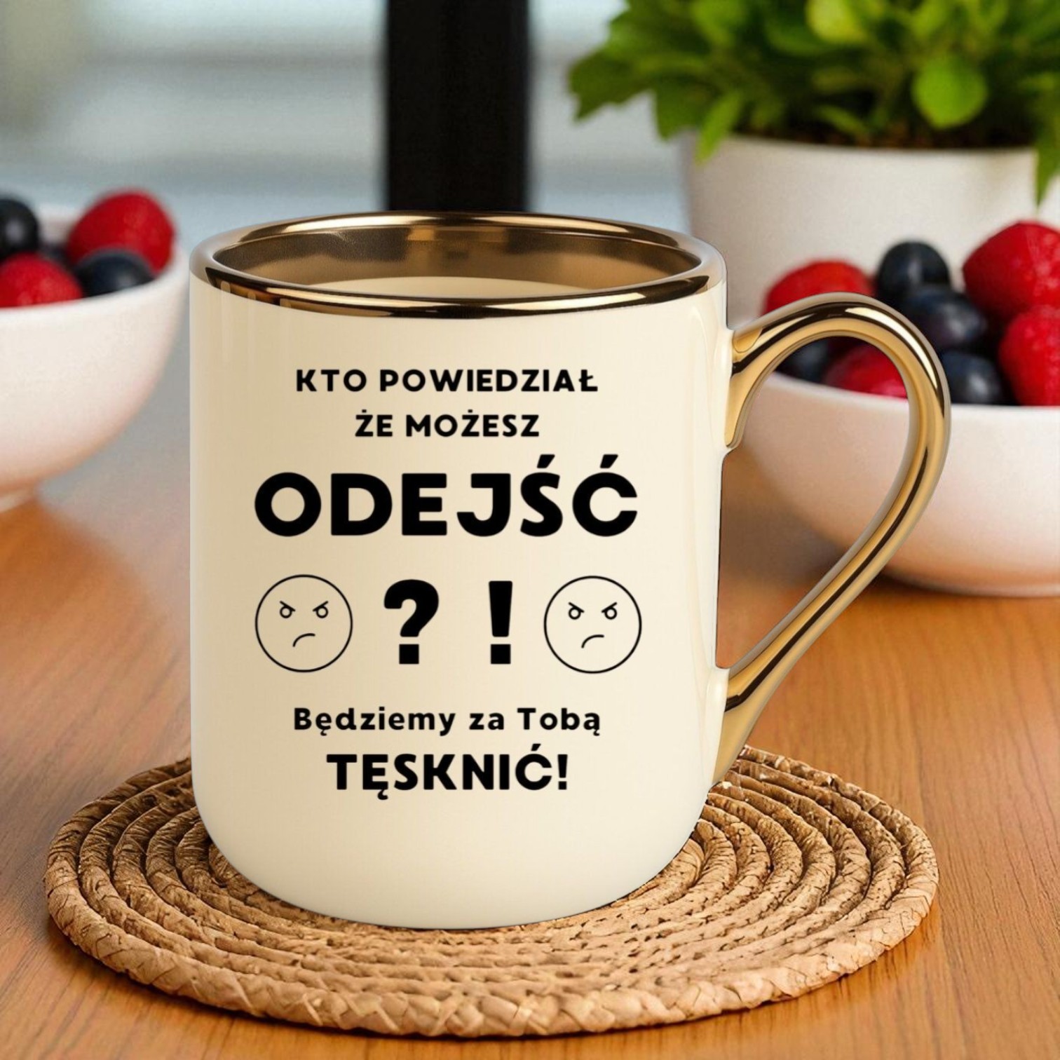 Kubek PREMIUM prezent na pożegnanie kolegi koleżanki zakończenie pracy