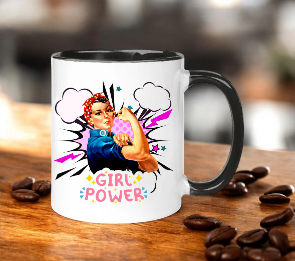 KUBEK Z NADRUKIEM PREZENT DLA KOLEŻANKI DZIEWCZYNY ŻONY MAMY DZIEŃ KOBIET