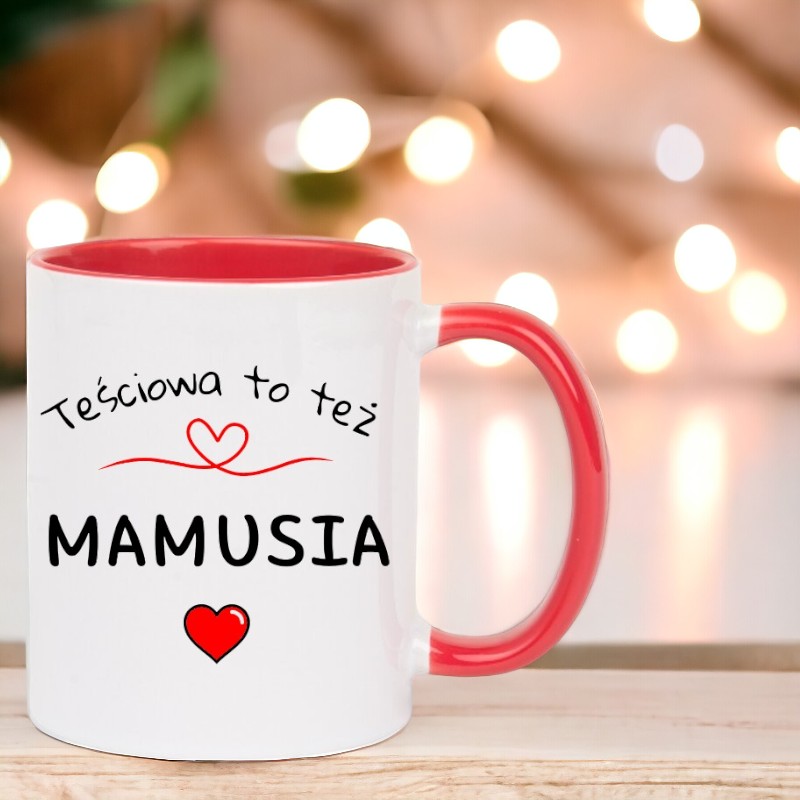 KUBEK Z NADRUKIEM PREZENT NA DZIEŃ MATKI URODZINY DLA MAMY TEŚCIOWEJ WZORY