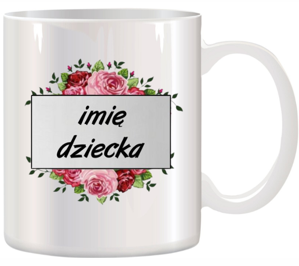 KUBEK Z NADRUKIEM PREZENT DLA CHŁOPCA DZIEWCZYNKI DZIECKA URODZINY WZORY