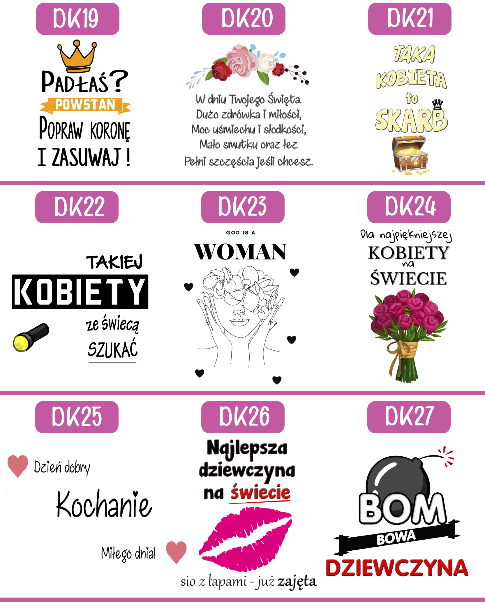 KUBEK Z NADRUKIEM PREZENT DLA KOLEŻANKI DZIEWCZYNY ŻONY DZIEŃ KOBIET