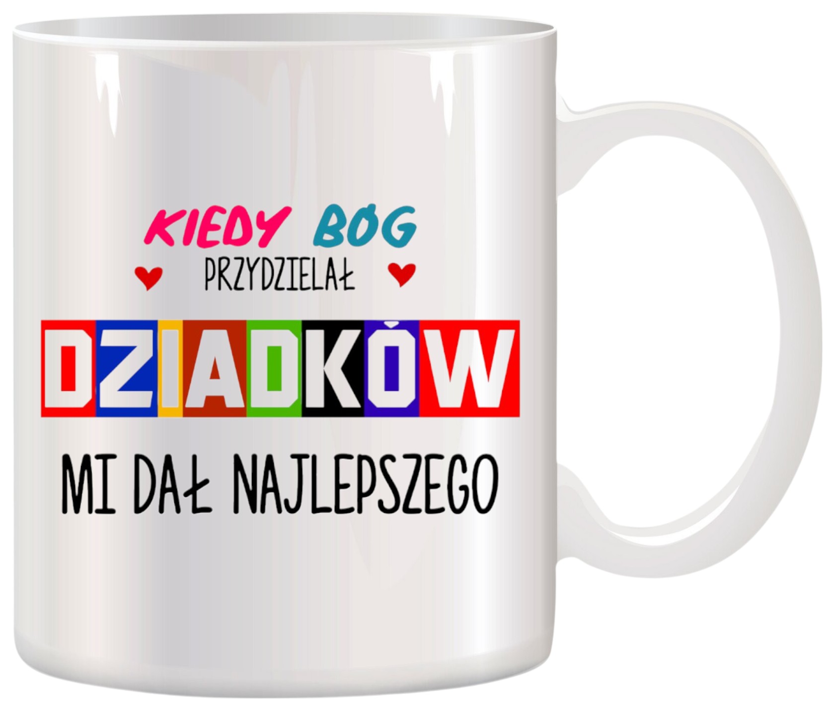 KUBEK Z NADRUKIEM ŚMIESZNY PREZENT DZIEŃ DZIADKA URODZINY IMIENINY DZIADEK